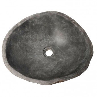 Vasque en pierre de rivière n°378 - Taille M