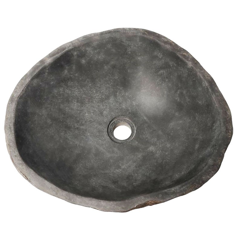 Vasque en pierre de rivière n°378 - Taille M