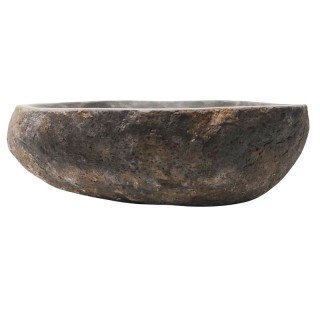 Vasque en pierre de rivière n°378 - Taille M