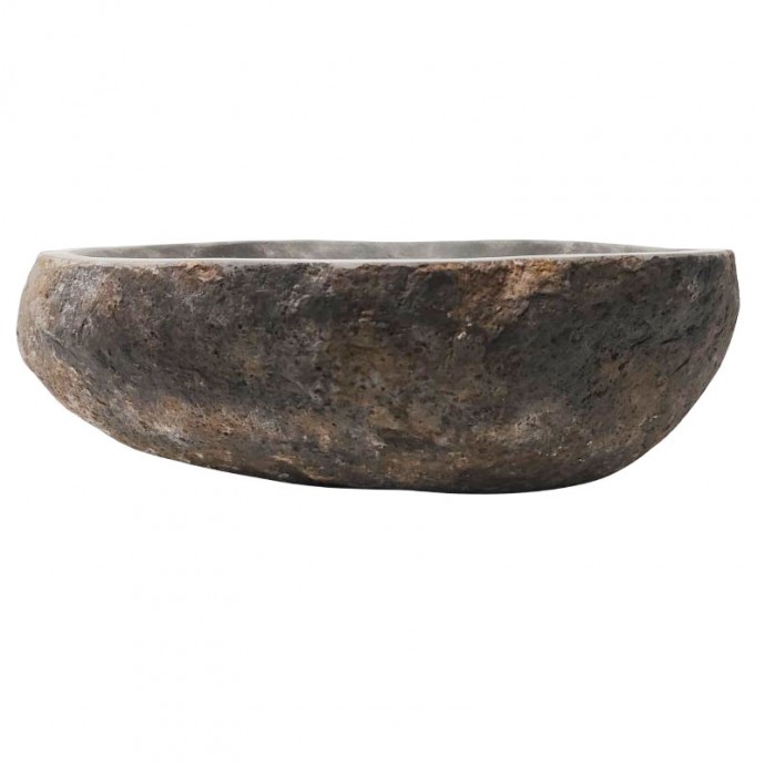 Vasque en pierre de rivière n°378 - Taille M