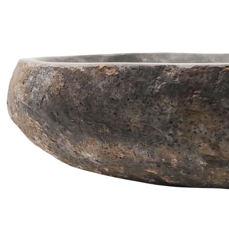 Vasque en pierre de rivière n°378 - Taille M