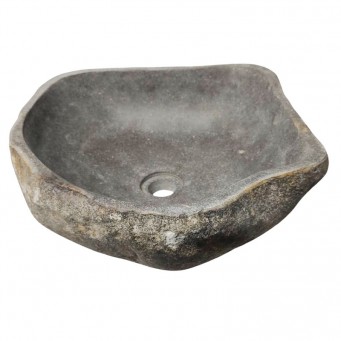 Vasque en pierre de rivière n°379 - Taille M