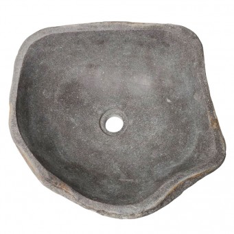 Vasque en pierre de rivière n°379 - Taille M