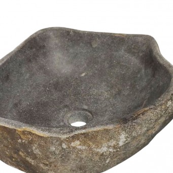 Vasque en pierre de rivière n°379 - Taille M