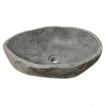 Vasque en pierre de rivière n°380 - Taille M
