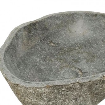 Vasque en pierre de rivière n°380 - Taille M