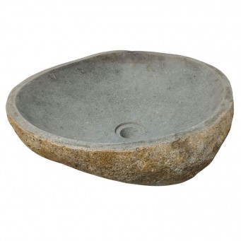 Vasque en pierre de rivière n°381 - Taille M