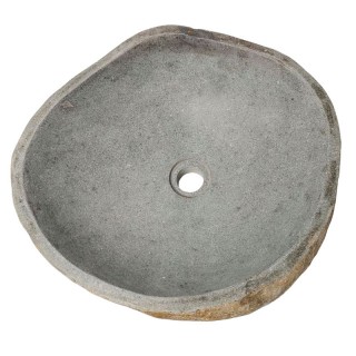 Vasque en pierre de rivière n°381 - Taille M