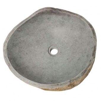 Vasque en pierre de rivière n°381 - Taille M