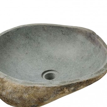 Vasque en pierre de rivière n°381 - Taille M