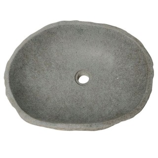 Vasque en pierre de rivière n°382 - Taille M