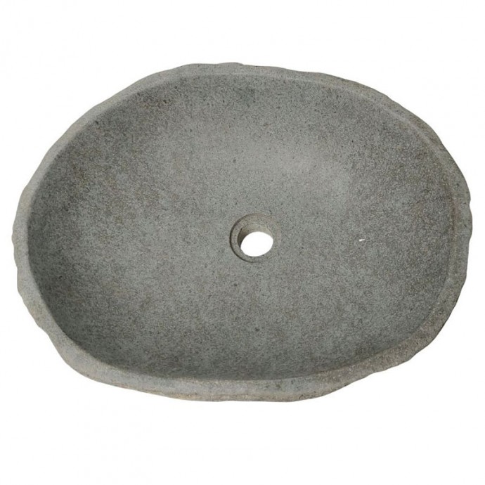 Vasque en pierre de rivière n°382 - Taille M