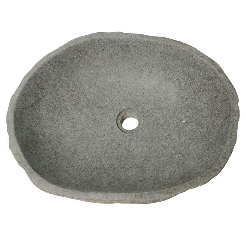 Vasque en pierre de rivière n°382 - Taille M