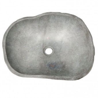Vasque en pierre de rivière n°383 - Taille M