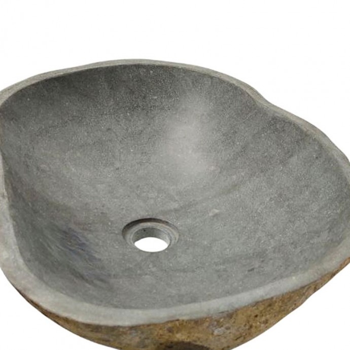 Vasque en pierre de rivière n°383 - Taille M