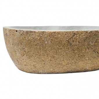 Vasque en pierre de rivière n°383 - Taille M