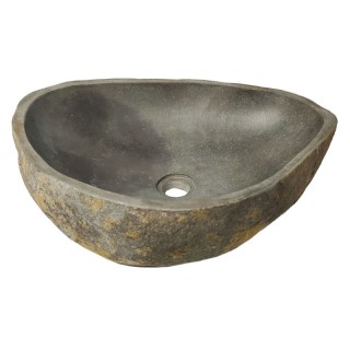 Vasque en pierre de rivière n°384 - Taille M