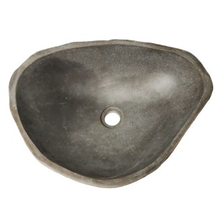 Vasque en pierre de rivière n°384 - Taille M