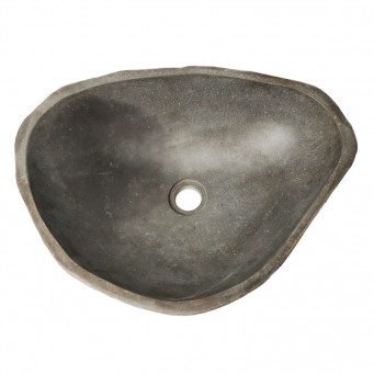 Vasque en pierre de rivière n°384 - Taille M