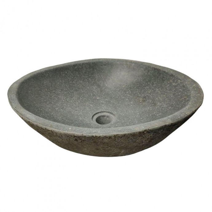 Vasque en pierre de rivière n°385- Taille M