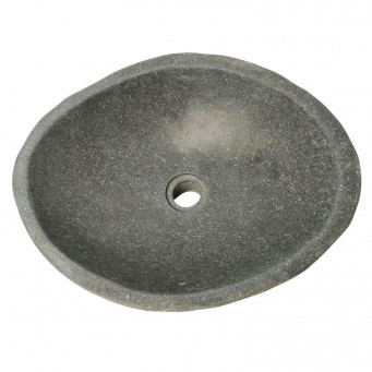 Vasque en pierre de rivière n°385- Taille M