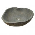 Vasque en pierre de rivière n°386 - Taille M
