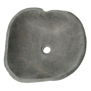 Vasque en pierre de rivière n°386 - Taille M
