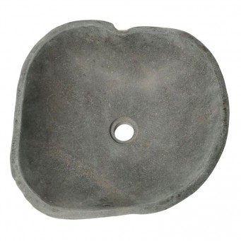 Vasque en pierre de rivière n°386 - Taille M