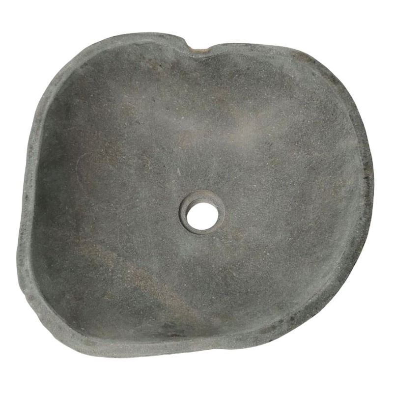 Vasque en pierre de rivière n°386 - Taille M
