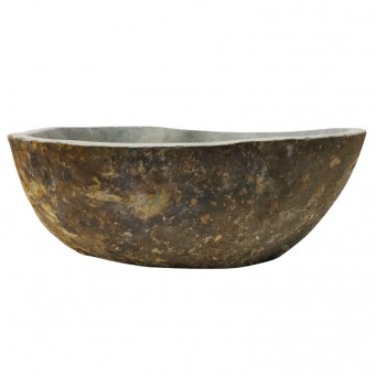 Vasque en pierre de rivière n°386 - Taille M