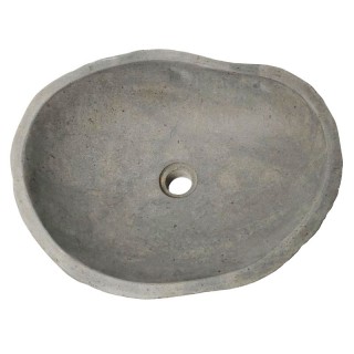 Vasque en pierre de rivière n°387 - Taille M