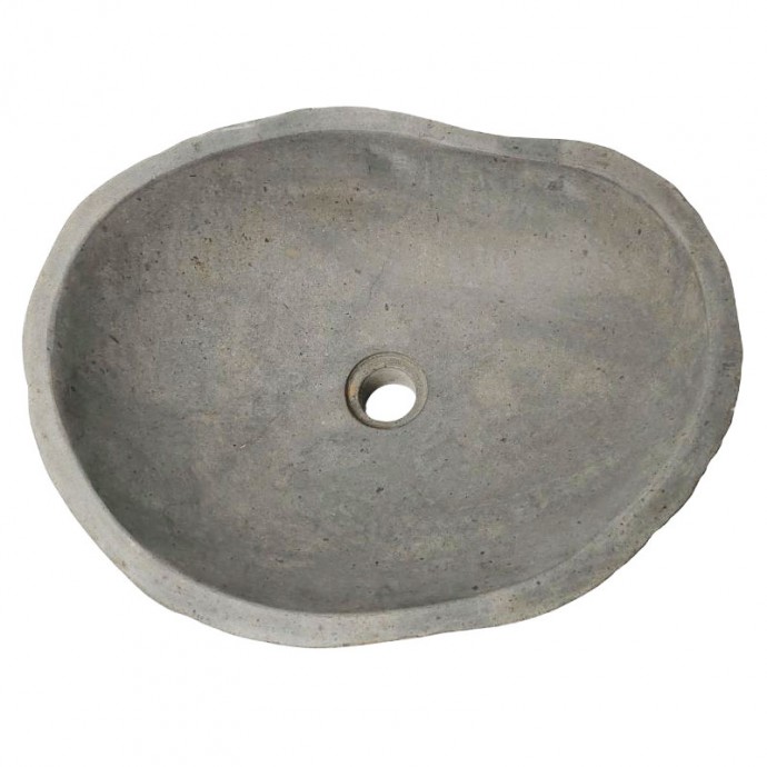 Vasque en pierre de rivière n°387 - Taille M