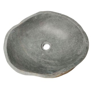 Vasque en pierre de rivière n°388 - Taille M
