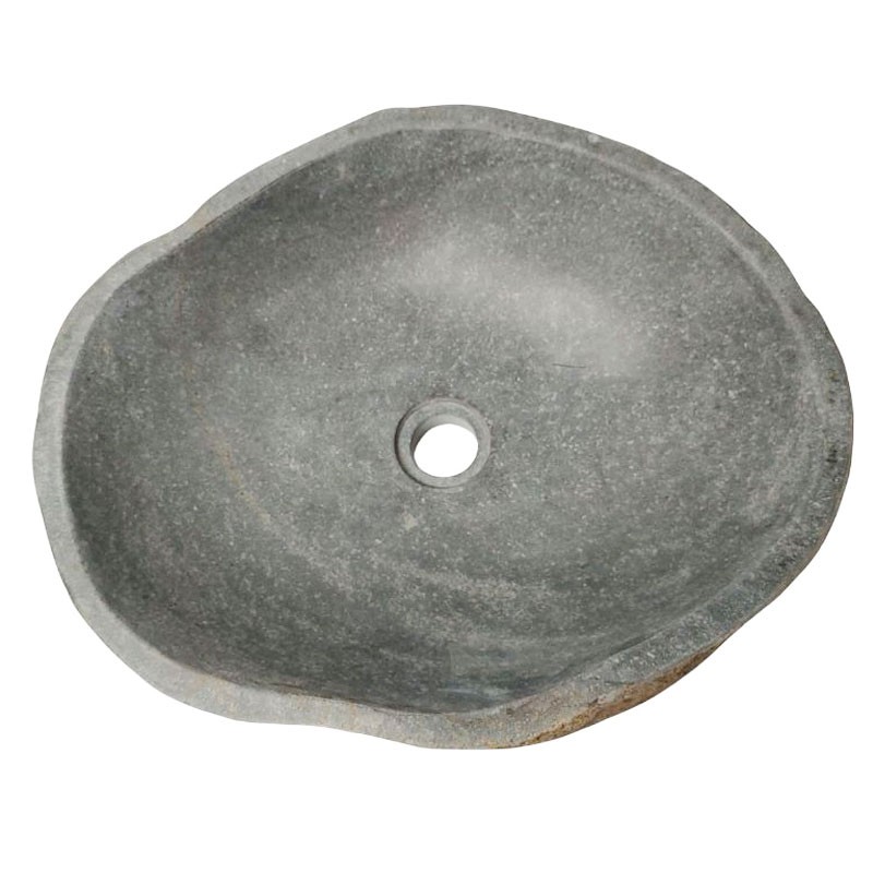 Vasque en pierre de rivière n°388 - Taille M