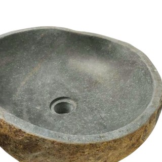 Vasque en pierre de rivière n°388 - Taille M
