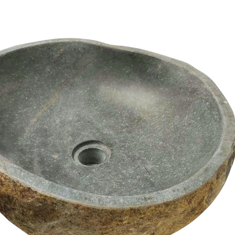 Vasque en pierre de rivière n°388 - Taille M