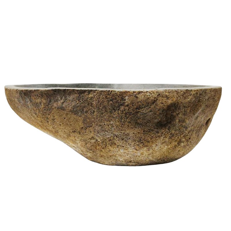 Vasque en pierre de rivière n°388 - Taille M