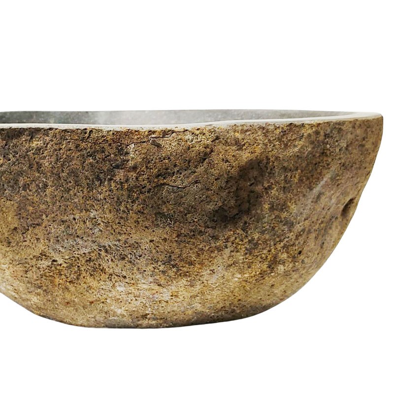 Vasque en pierre de rivière n°388 - Taille M