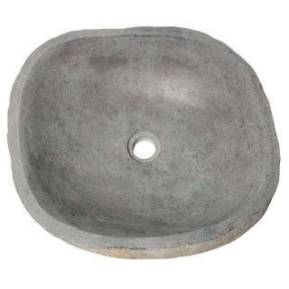 Vasque en pierre de rivière n°389 - Taille M