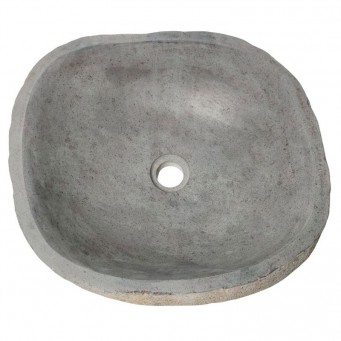 Vasque en pierre de rivière n°389 - Taille M
