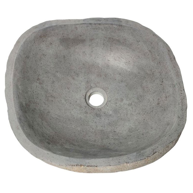 Vasque en pierre de rivière n°389 - Taille M
