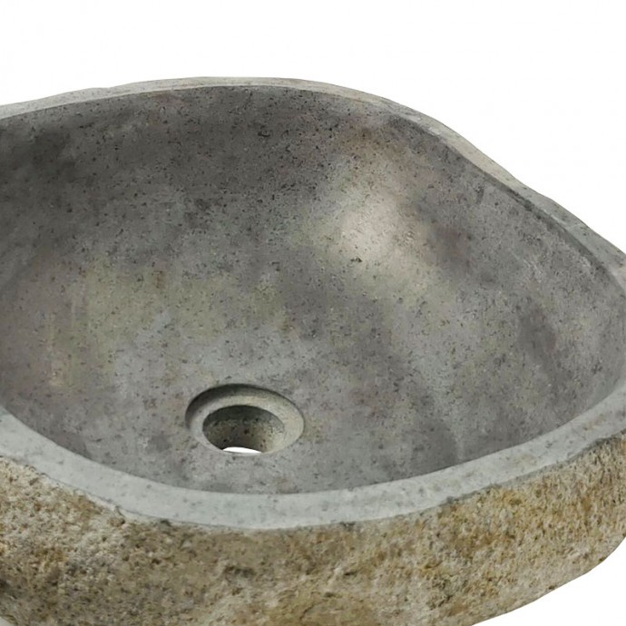 Vasque en pierre de rivière n°389 - Taille M