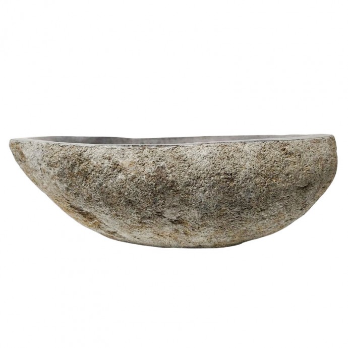 Vasque en pierre de rivière n°389 - Taille M