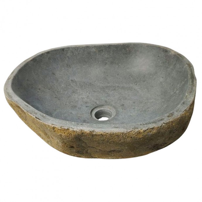 Vasque en pierre de rivière n°390 - Taille M
