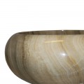 Vasque ronde donut pierre naturelle d'onyx Ø40cm n°06