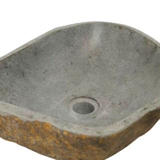 Vasque en pierre de rivière n°397 - Taille M