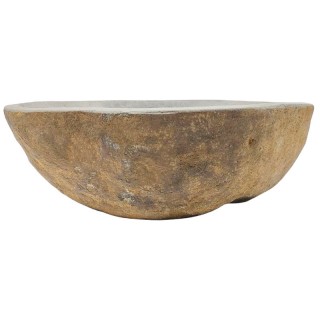 Vasque en pierre de rivière n°397 - Taille M