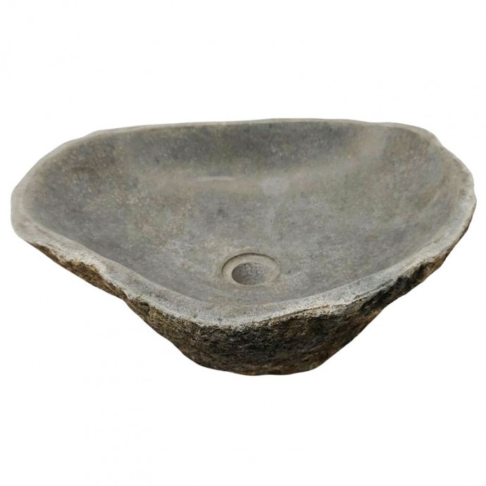 Vasque en pierre de rivière n°398 - Taille M
