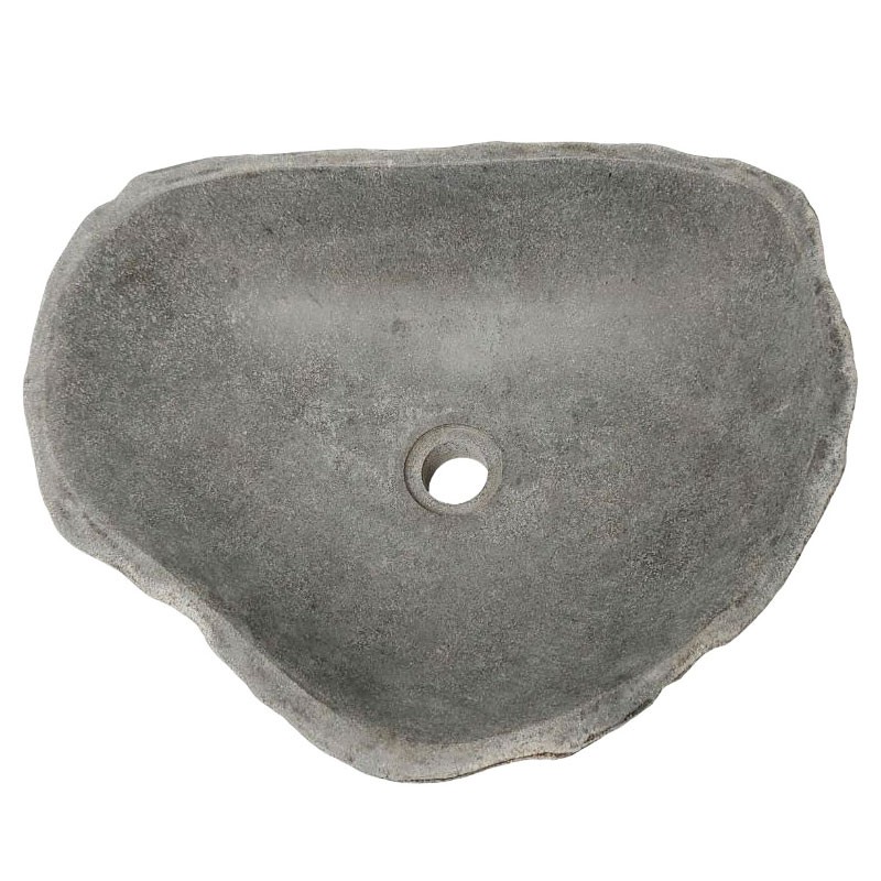 Vasque en pierre de rivière n°398 - Taille M