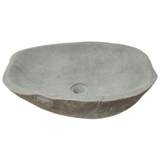 Vasque en pierre de rivière n°399 - Taille M